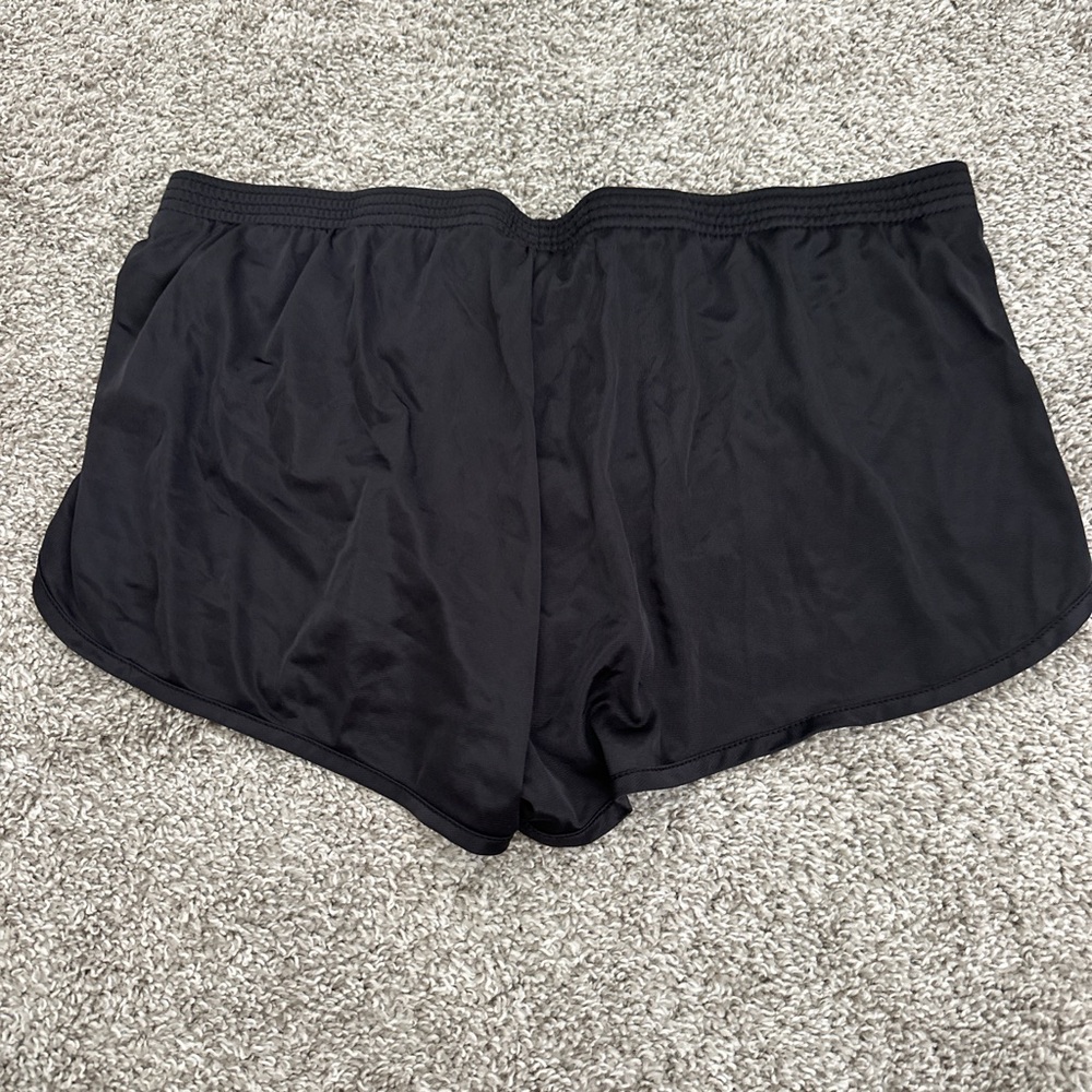 Soffe Black Athletic Running Shorts with Inner Liner - Picture 3 of 8